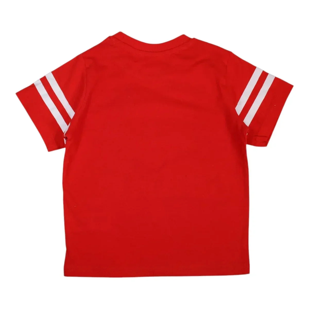 T-shirt manga curta Sonic azul/vermelho - BONECADA