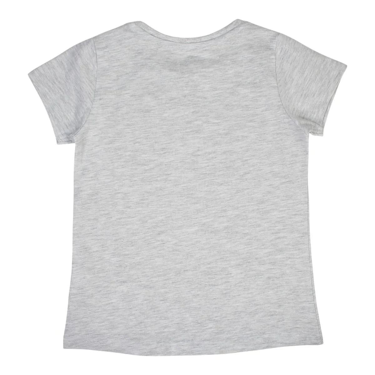 T-shirt manga curta Vaiana salmão/cinzento - BONECADA