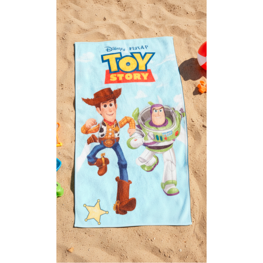 Toalha praia microfibra Toy Story