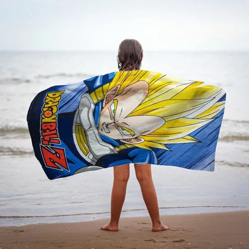 Toalha praia microfibra Dragon Ball Z