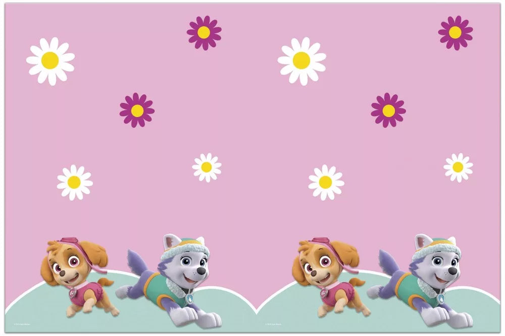 Toalha de festa Patrulha Pata Skye e Everest