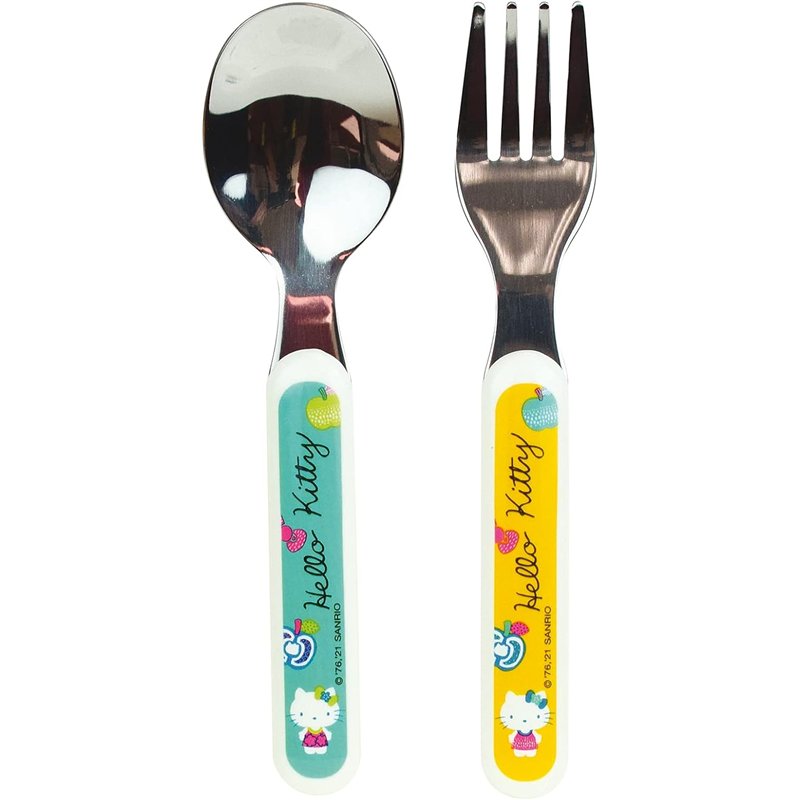 Conjunto 2 de Talheres em Inox Hello Kitty