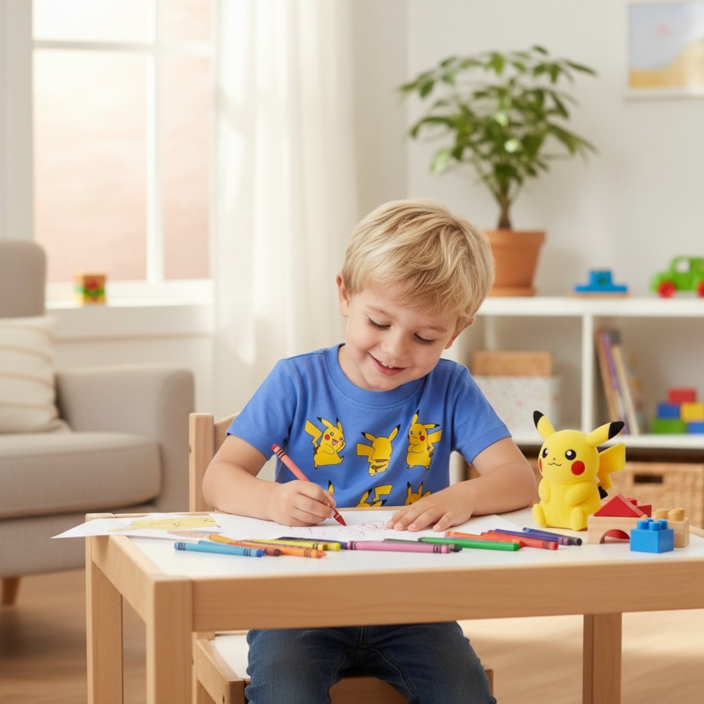 T-Shirt Pokémon - Ready for Battle / Pikachu Mood