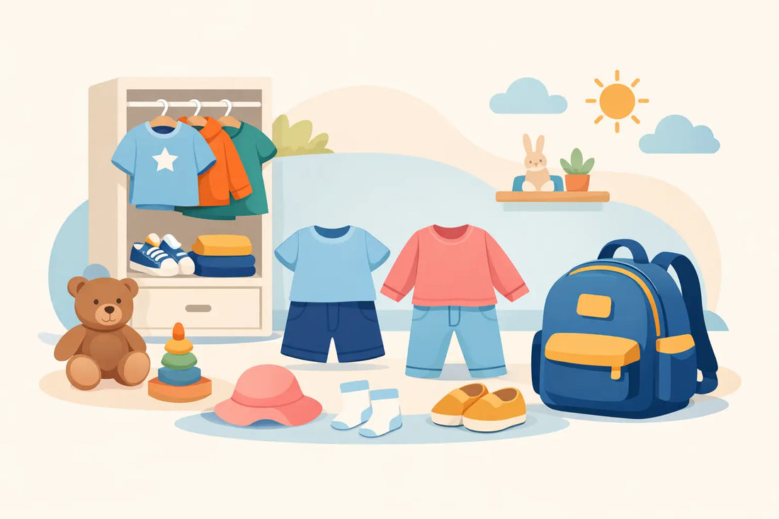 Que roupa levar para infantário sem exageros
