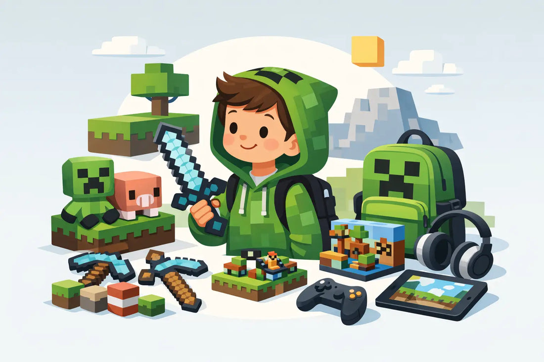 Artigos Minecraft para criança: o que escolher