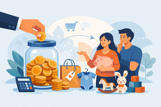 Como poupar em compras infantis sem falhar