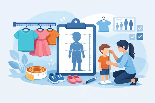 Guia de tamanhos roupa infantil sem erros