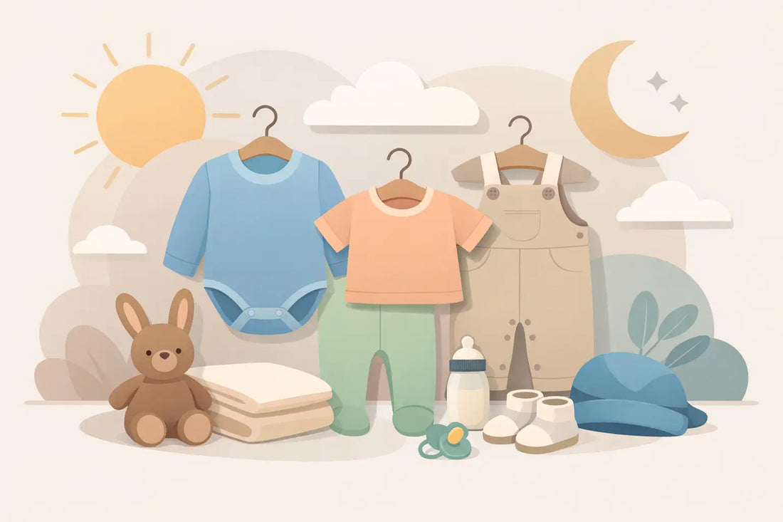 Guia de roupa bebé confortável para cada dia