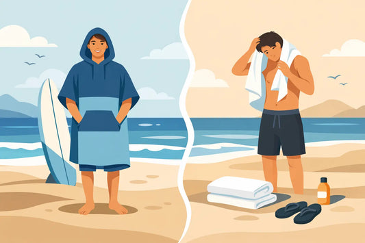 Toalha poncho vs toalha normal: qual compensa?