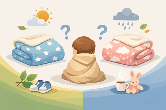 Qual manta infantil para meia-estação escolher?