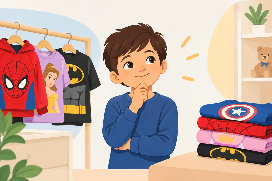 Vale a pena roupa licenciada para crianças?