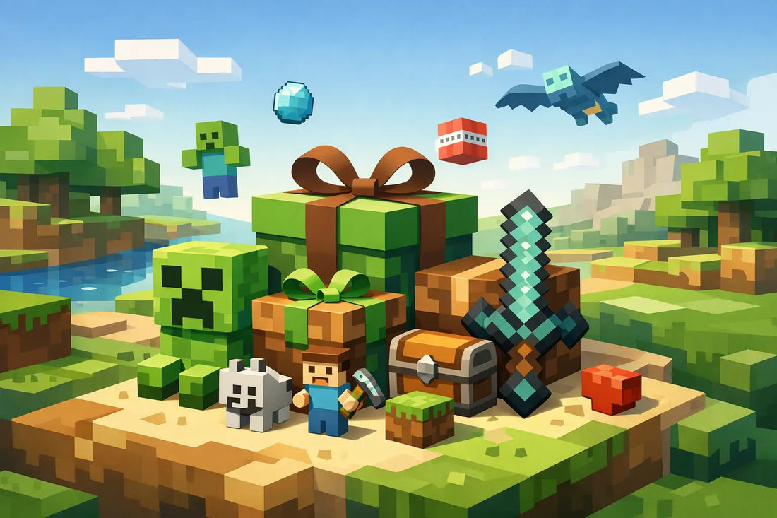 12 exemplos de presentes Minecraft infantis
