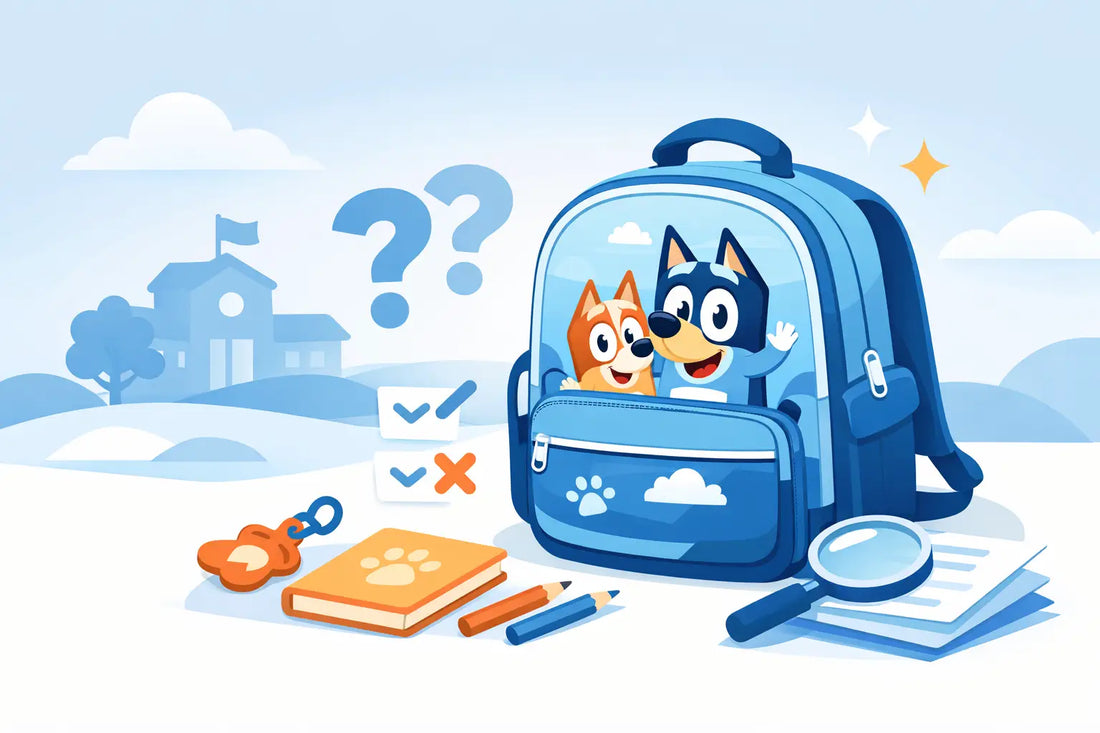 Review da mochila escolar Bluey vale a pena?