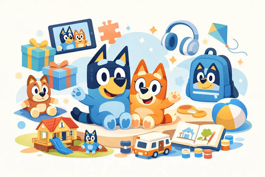 12 presentes Bluey para criança
