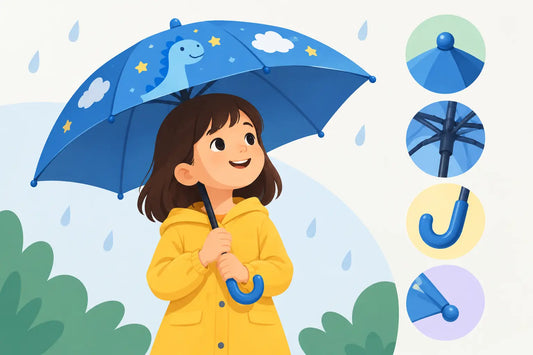 Como escolher um guarda-chuva infantil seguro