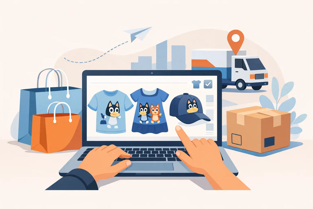 Onde comprar roupa Bluey sem complicações