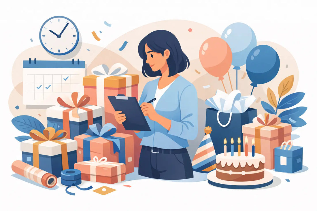 Como organizar presentes de aniversário sem stress