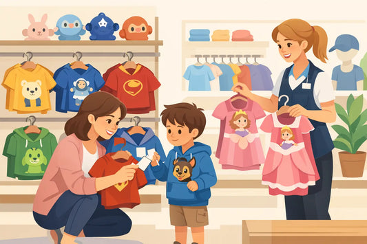Como escolher roupa licenciada infantil