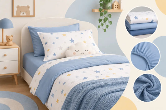 Guia de têxteis para cama infantil sem erros