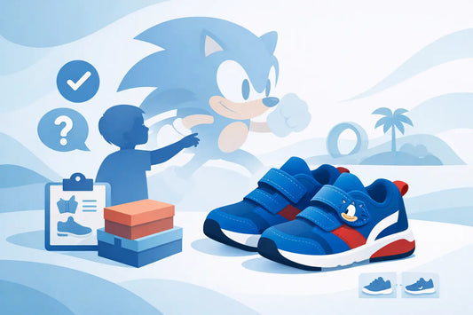 Sapatilhas Sonic criança: como escolher bem