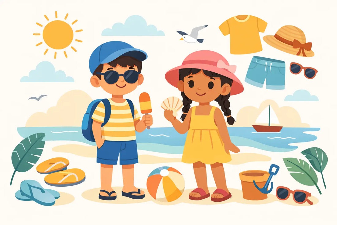 Guia de roupa de verão para crianças
