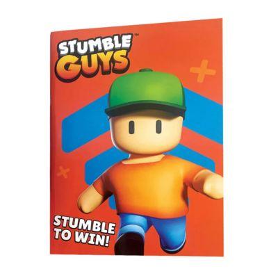 Caderno B5 Pautado Stumble Guys Win 40 Folhas