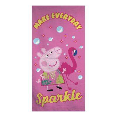 Toalha praia algodão Peppa Sparkle