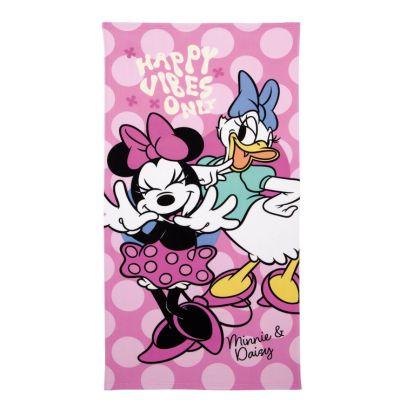 Toalha praia microfibra Minnie e Margarida