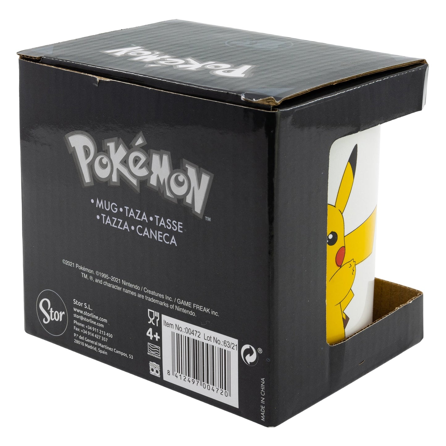 Caneca cerâmica Pokemon Pikachu