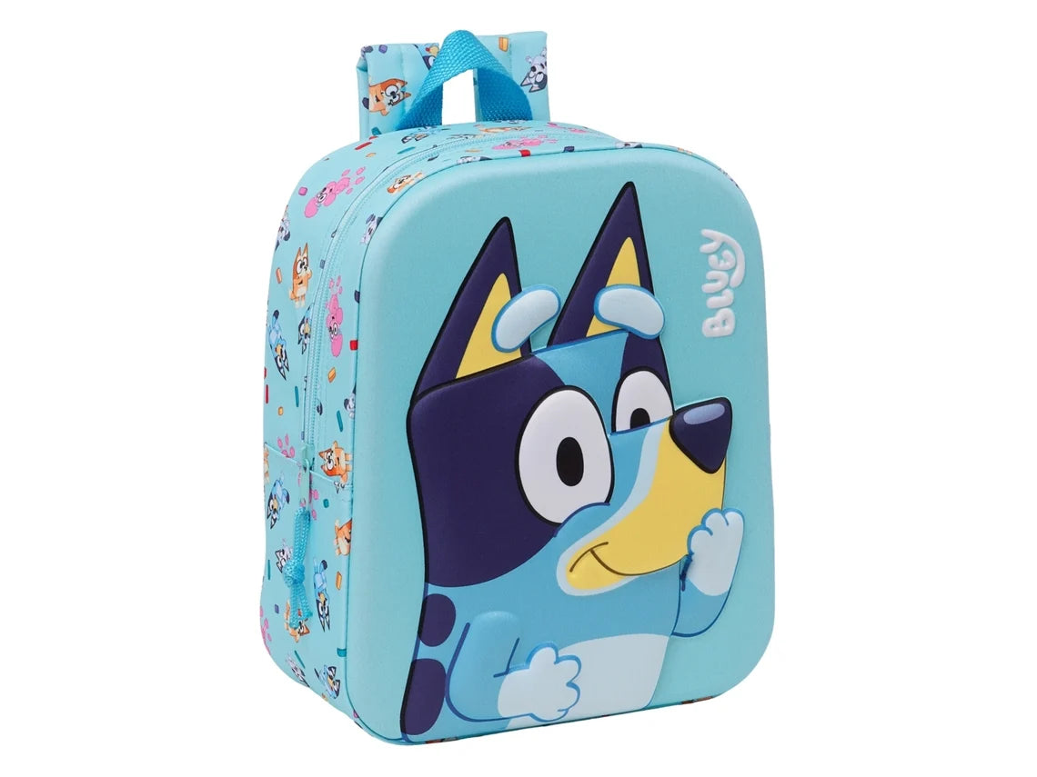 Mochila pré-escolar Bluey 3D - 31 cm