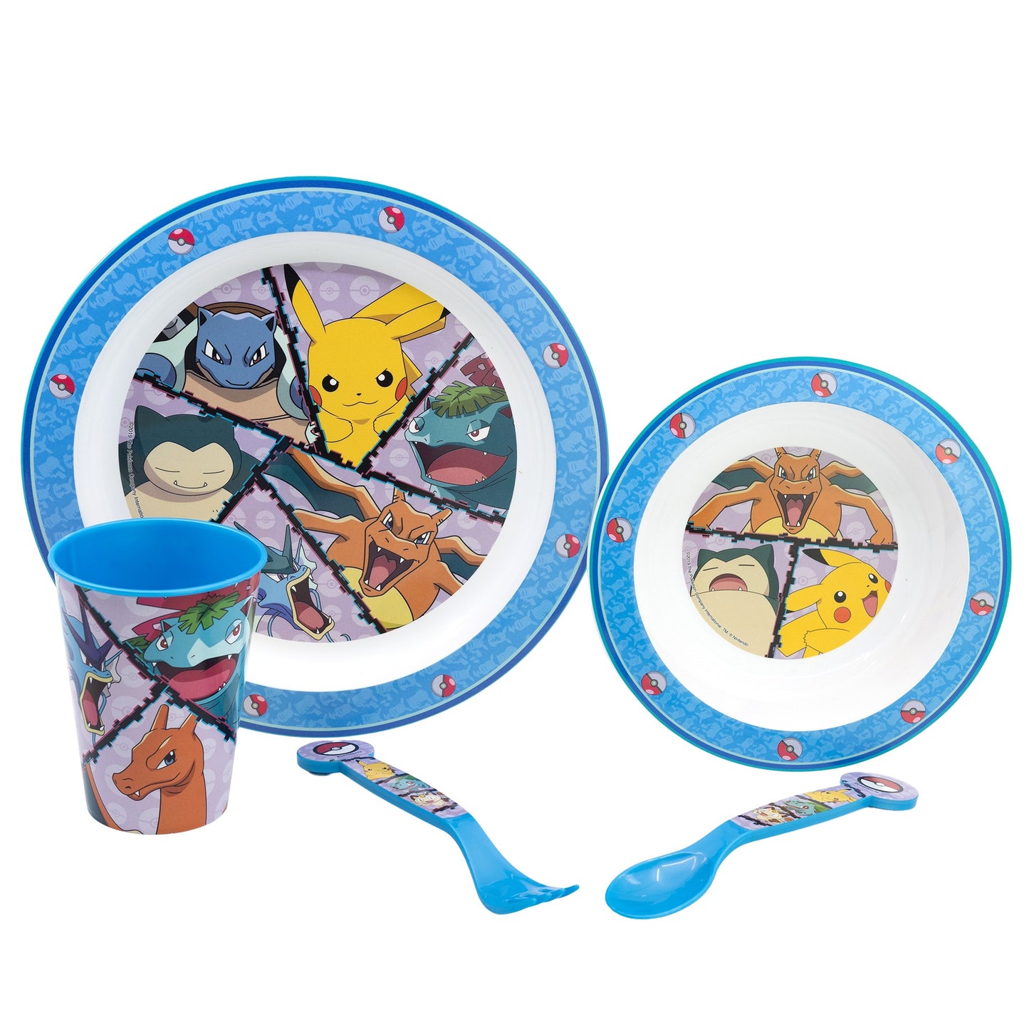 Conjunto Refeição Plástico Pokemon Distortion
