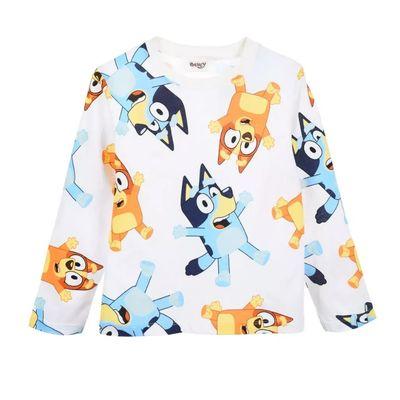 T-shirt manga comprida Bluey Fun (3-6 anos)