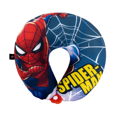 Almofada de viagem Spiderman vermelho e azul