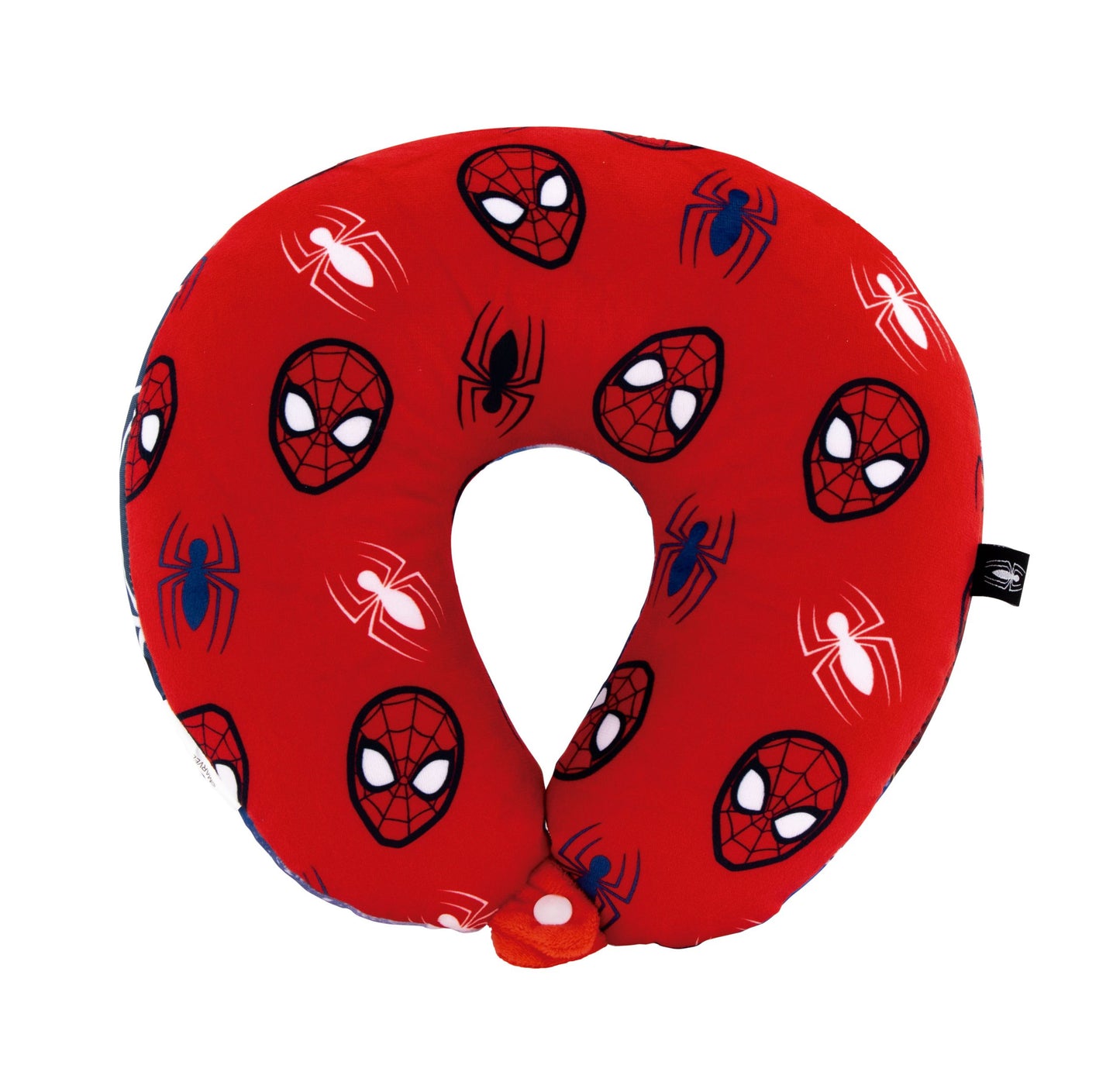 Almofada de viagem Spiderman vermelho e azul