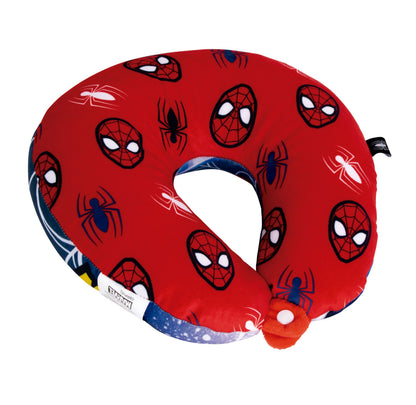 Almofada de viagem Spiderman vermelho e azul