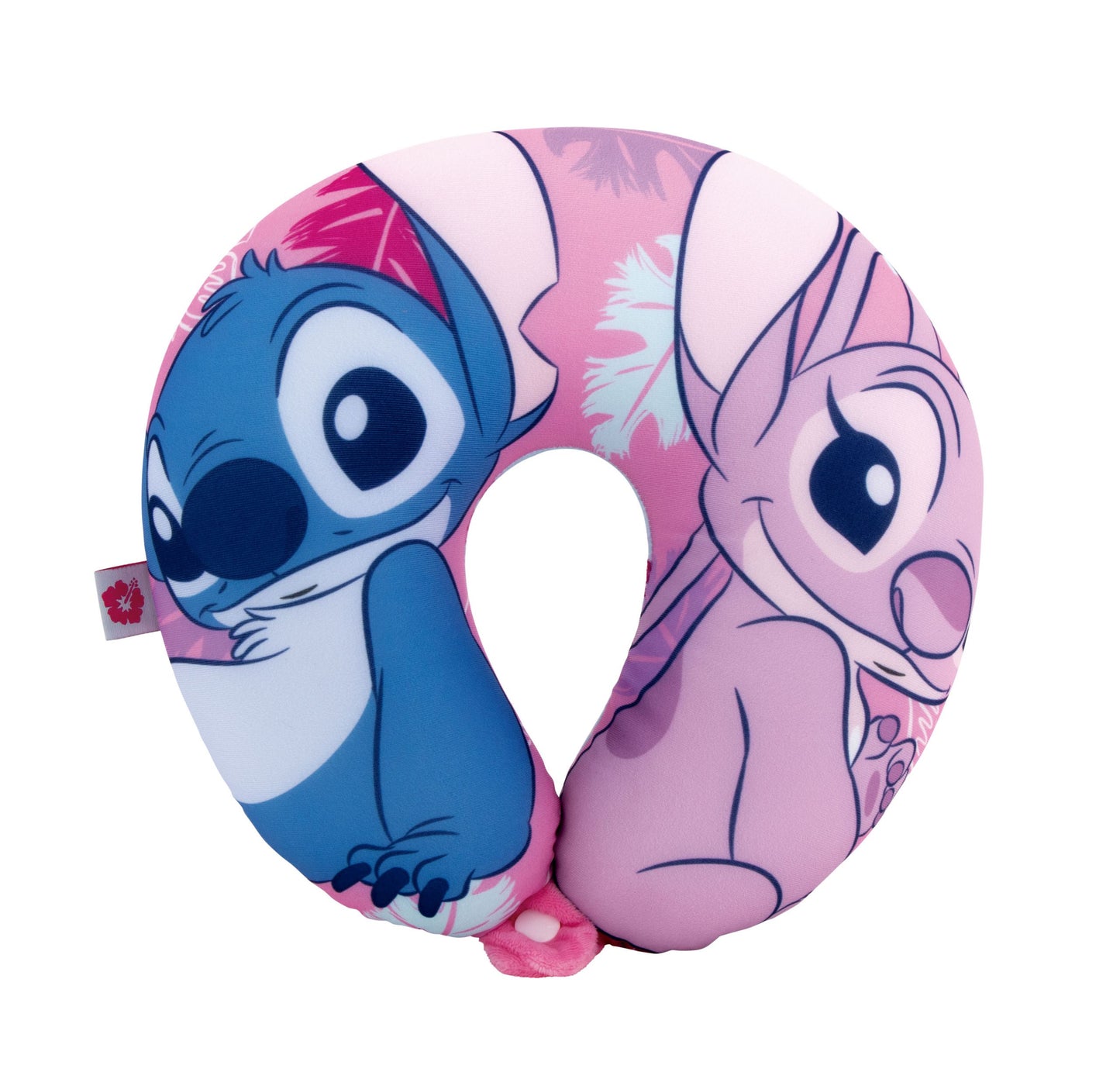 Almofada de viagem Stitch e Angel