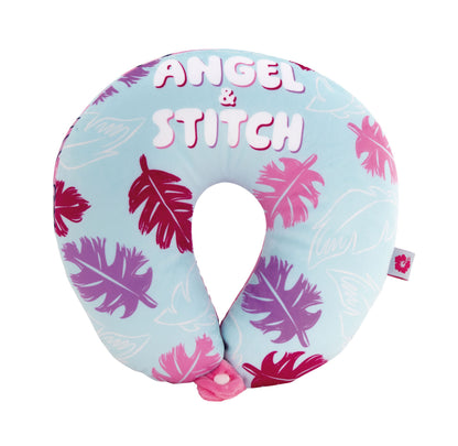Almofada de viagem Stitch e Angel