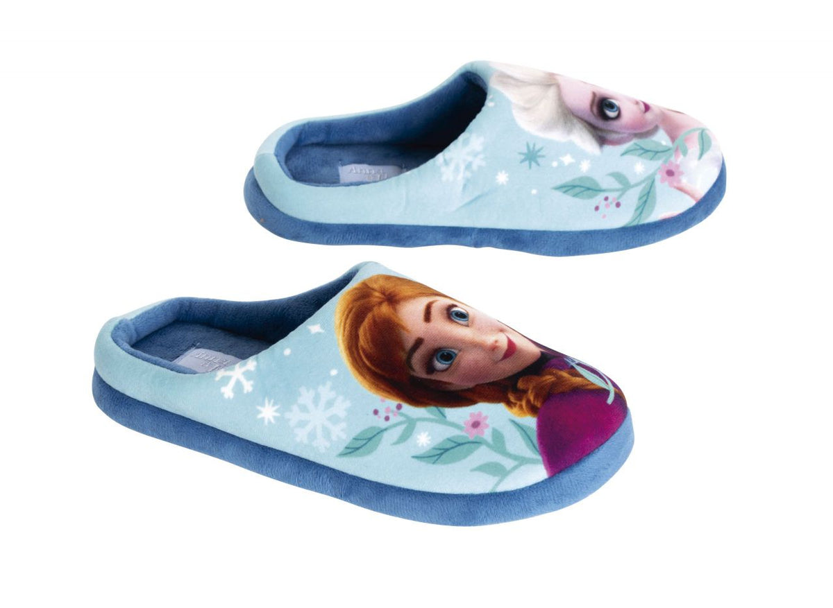 Chinelos de casa Frozen Anna e Elsa com Sola Resistente