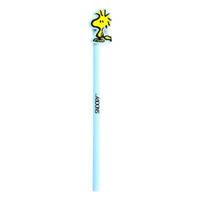 Lápis com topo em PVC Peanuts Snoopy & Woodstock