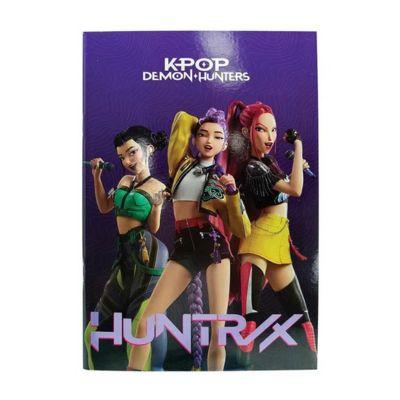 Caderno B5 Pautado K-pop Demon Hunters Sing 40 Folhas