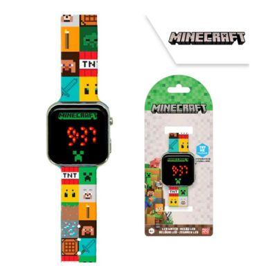 Relógio Infantil Led – Minecraft