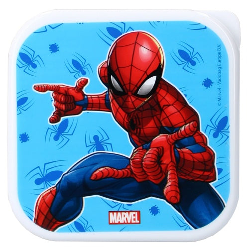3 Caixas snacks Spiderman