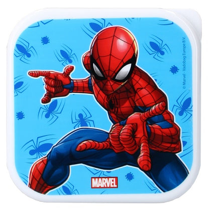 3 Caixas snacks Spiderman