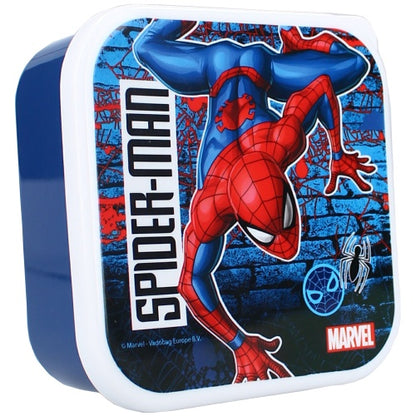 3 Caixas snacks Spiderman