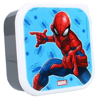 3 Caixas snacks Spiderman