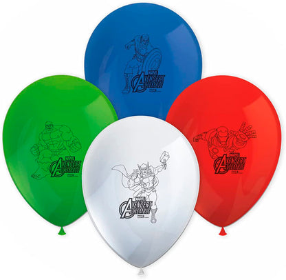 Balões de festa Avengers (8 unidades)