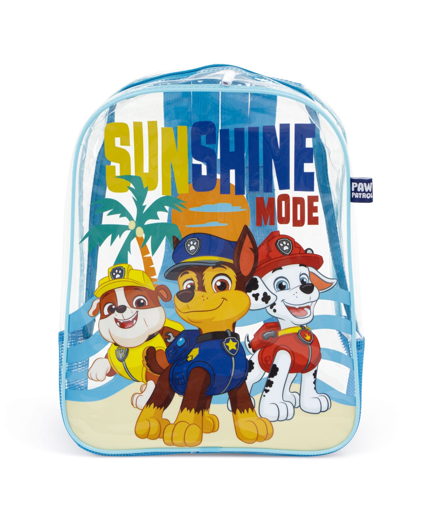 Mochila praia com rede Patrulha Pata - Sunshine Mode