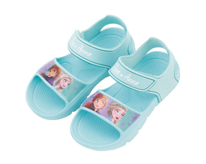 Sandálias Frozen Anna e Elsa com velcro