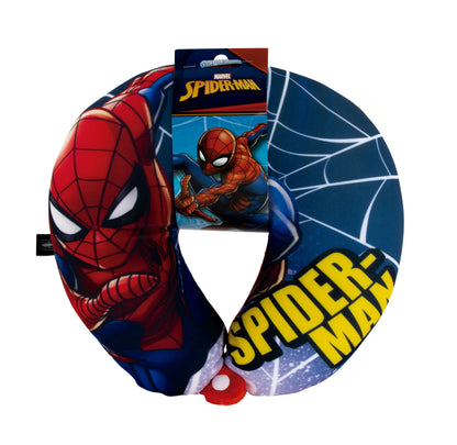 Almofada de viagem Spiderman vermelho e azul