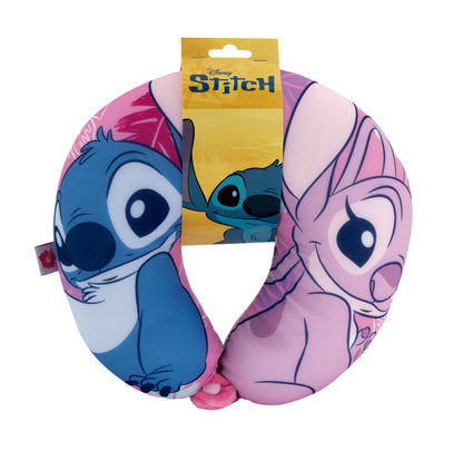 Almofada de viagem Stitch e Angel